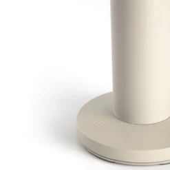 Solar-LED-Tischleuchte Cairo, beige, Kunststoff, IP44, 21 cm