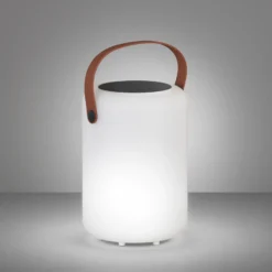Solar-LED-Tischleuchte Orno, warmweiß und RGB