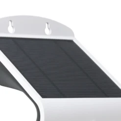 Solar-LED-Wandlampe Lamozzo, weiß, Höhe 21 cm, Sensor