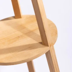 Solar-Stehleuchte Tecka mit Sensor, teak
