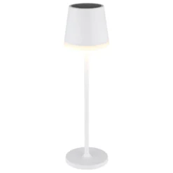 Solar-Tischlampe 36637, IP44, weiß