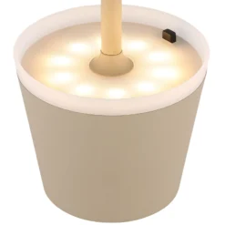 Solar-Tischlampe 36637S, IP44, sand