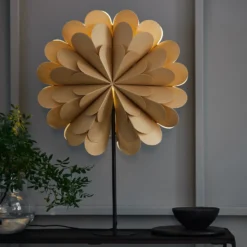 Standstern Maravilla, gold/schwarz Höhe 68 cm