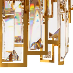 Stars of Light Deckenlampe Calmeilles messing Ø 63 cm Glas
