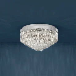 Stars of Light Deckenlampe Valparaiso, chrom Ø 48 cm Metall