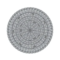 Stars of Light Deckenlampe Valparaiso, chrom Ø 58 cm Metall