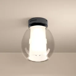 Stars of Light LED-Deckenlampe Menorca, nickel Ø 21 cm CCT