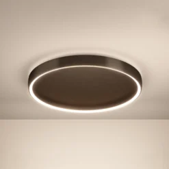 Stars of Light LED-Deckenlampe Trabuco schwarz/braun 55 cm