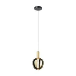 Stars of Light LED-Hängelampe Fruitera gold Ø21cm Glas CCT
