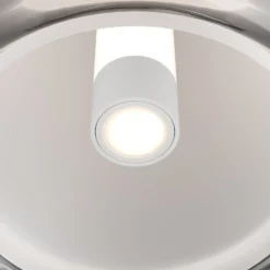 Stars of Light LED-Hängelampe Menorca, nickel, Ø 22 cm CCT