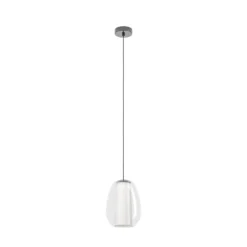 Stars of Light LED-Hängelampe Menorca, nickel, Ø 22 cm CCT