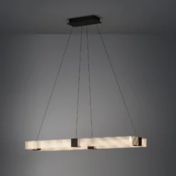 Stars of Light LED-Hängelampe Mogetonello, schwarz, 100 cm