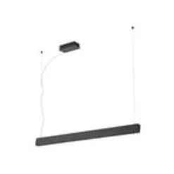 Stars of Light LED-Hängelampe Termini, schwarz 107 cm Metall