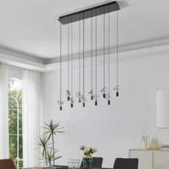 Stars of Light LED-Hängeleuchte Comareira nickel 91 cm CCT