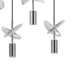 Stars of Light LED-Hängeleuchte Comareira nickel 91 cm CCT