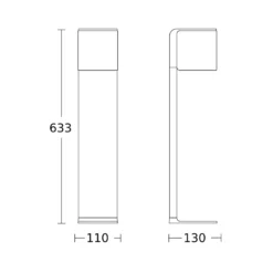 STEINEL GL 80 C LED-Wegeleuchte, Bluetooth smart, anthrazit