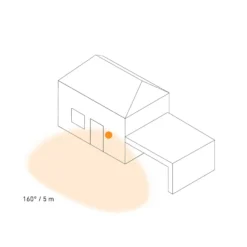 STEINEL LED-Sensor-Außenwandleuchte L 800 SC, anthrazit IP44