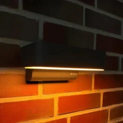 STEINEL LED-Sensor-Außenwandleuchte L 800 SC, anthrazit IP44
