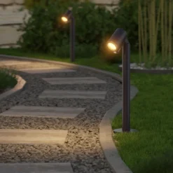 STEINEL LED-Sockellampe Way C, anthrazit, IP65, RGBWW