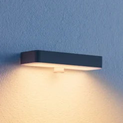 STEINEL LED-Solar-Wandlampe XSolar SOL-O S, anthrazit Sensor