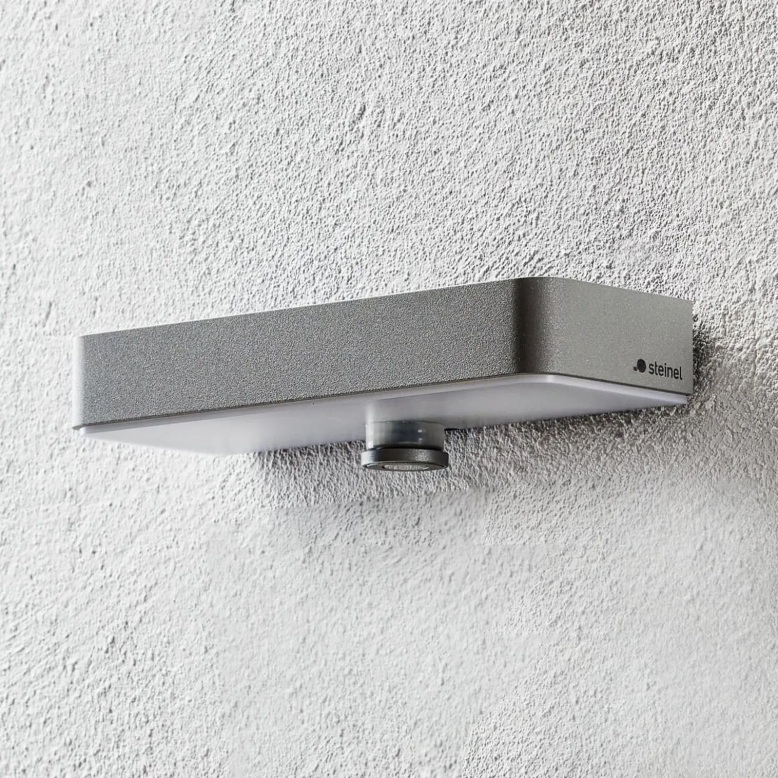 STEINEL LED-Wandlampe XSolar SOL-O S, silber, Sensor
