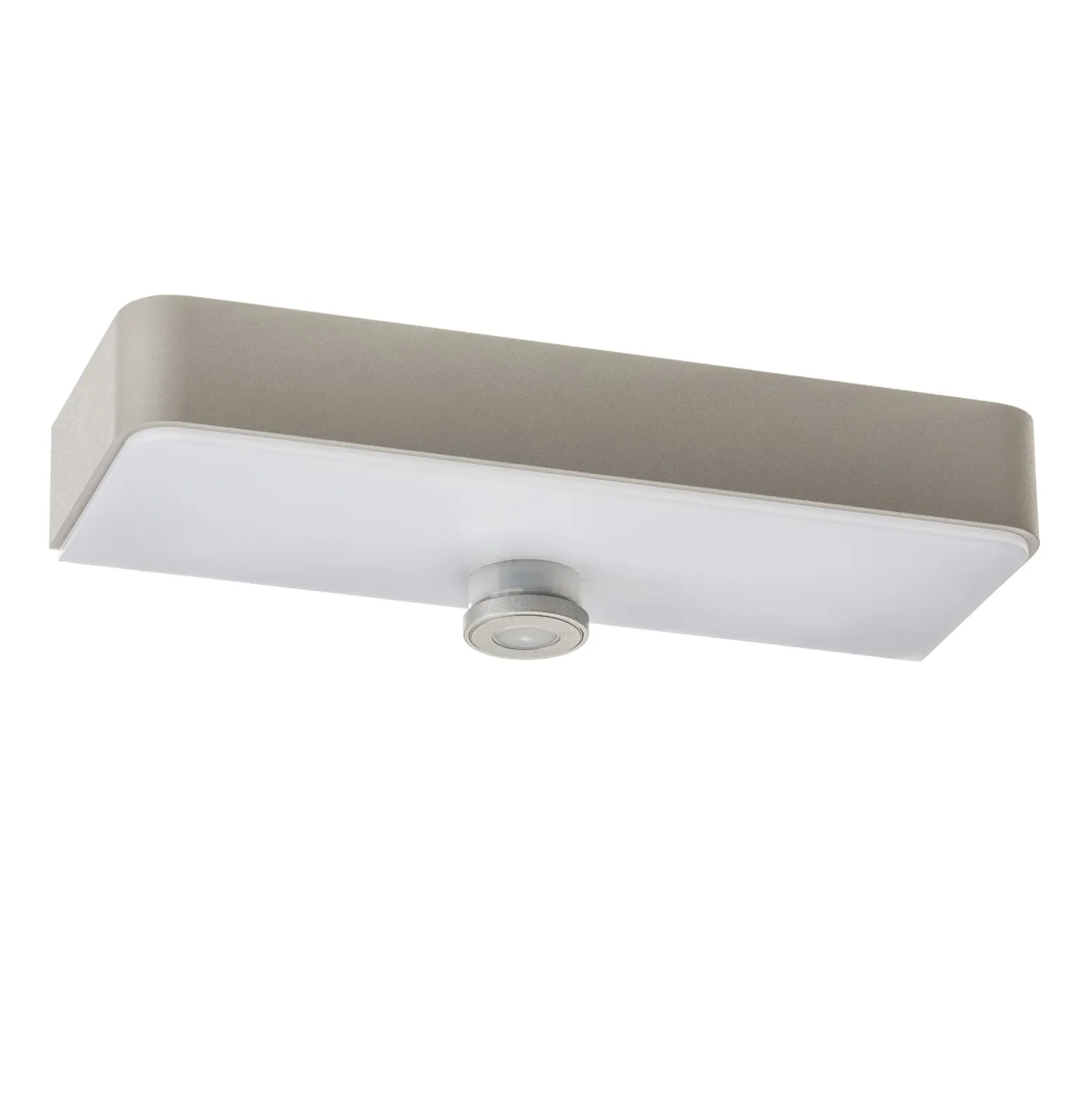 STEINEL LED-Wandlampe XSolar SOL-O S, silber, Sensor