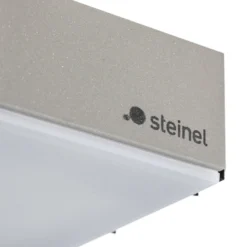 STEINEL LED-Wandlampe XSolar SOL-O S, silber, Sensor
