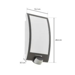 STEINEL L 22 S Außenwandlampe mit Sensor anthrazit