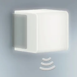 STEINEL L 835 SC Sensor-Außenwandlampe silber