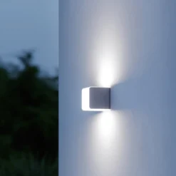 STEINEL L 830 SC Sensor-Außenwandleuchte, silber