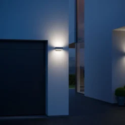 STEINEL L 810 S LED-Wandleuchte, schwarz matt