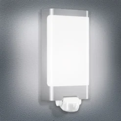 STEINEL L 240 S LED-Wandleuchte Sensor, edelstahl