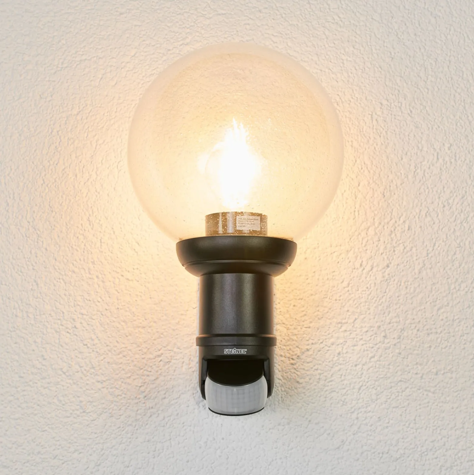 STEINEL L 560 S Sensor-Außenwandlampe schwarz