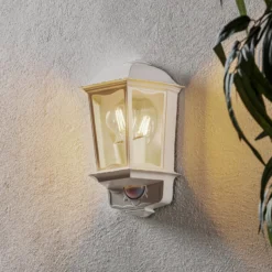 STEINEL L 190 S Sensor-Außenwandlampe weiß
