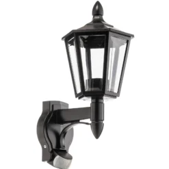 STEINEL L 15 S Sensor-Außenwandleuchte schwarz