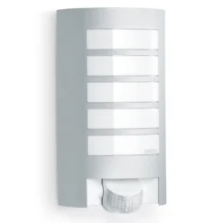 STEINEL L 12 S Sensor-Außenwandleuchte, silber