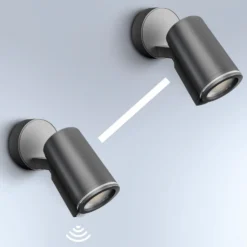 STEINEL Sensor-Außenstrahler One S, anthrazit, IP44