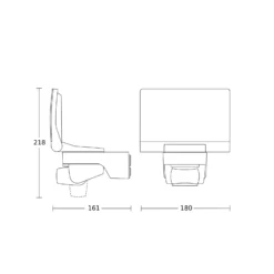 STEINEL Sensor-Außenstrahler XLED Home 2 S, weiß, IP44