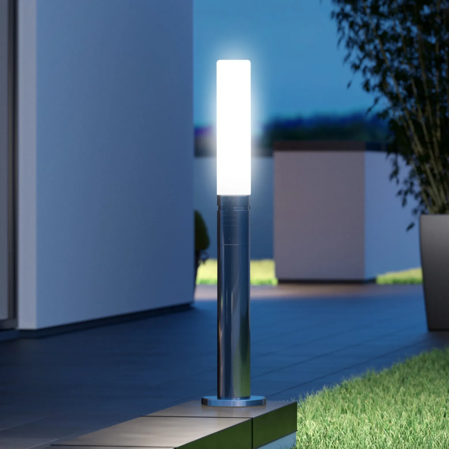 STEINEL Sensor-Wegelampe GL 60 S, 104 cm IP44 GU10-LED