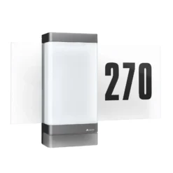 STEINEL smarte Hausnummernleuchte L 270 Digi SC, anthrazit