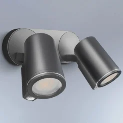 STEINEL Smart Sensor-Außenspot One SC 2-flg. anthrazit IP44