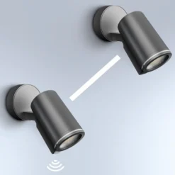 STEINEL Smart Sensor-Außenstrahler One SC, anthrazit, IP44