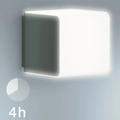 STEINEL Smart Sensor-Außenwandlampe L 830 SC anthrazit IP44