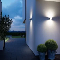 STEINEL Smart Sensor-Außenwandlampe L 830 SC anthrazit IP44