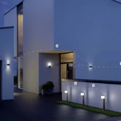 STEINEL Smart Sensor-Außenwandleuchte L 840 SC anthrazit