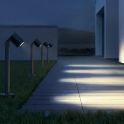 STEINEL Spot Way N LED-Sockellampe Nachtsensor