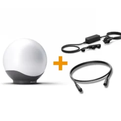 STEINEL Starter-Set Sphera C weiß/anthrazit 30cm RGBWW, IP65