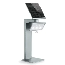 STEINEL XSolar GL-S Stand LED-Solarleuchte silber