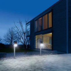 STEINEL XSolar GL-S Stand LED-Solarleuchte silber