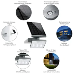STEINEL XSolar L-S Professional LED-Sensorstrahler